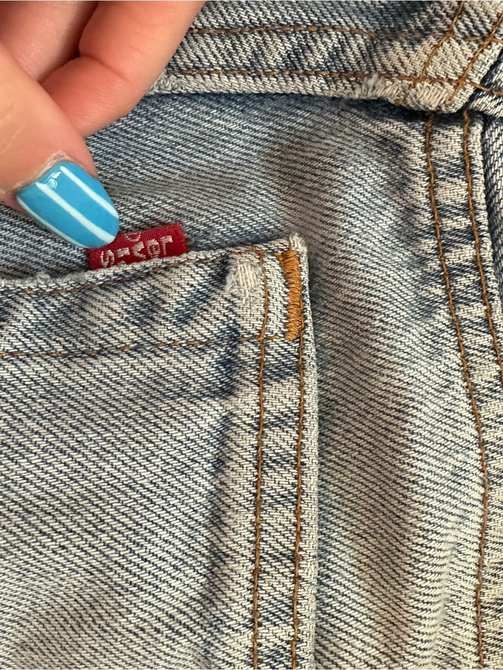 Levi's Light Blue 501 Straight Vintage Jeans Size 27 - Picture 8 of 8